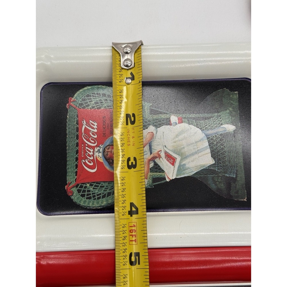 COCA-COLA MINI Metal Trays Soda Pop Fountain Drink Advertising Lot of 6 - Picture 8 of 9